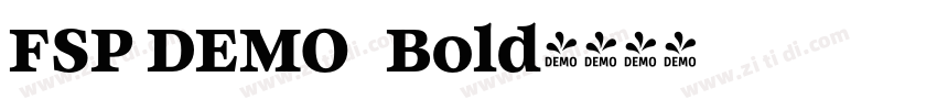 FSP DEMO   Bold字体转换